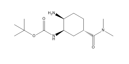 [(1R,2S,5S)-2-氨基-5-[(二甲基氨基)羰基]環己基]氨基甲酸叔丁酯